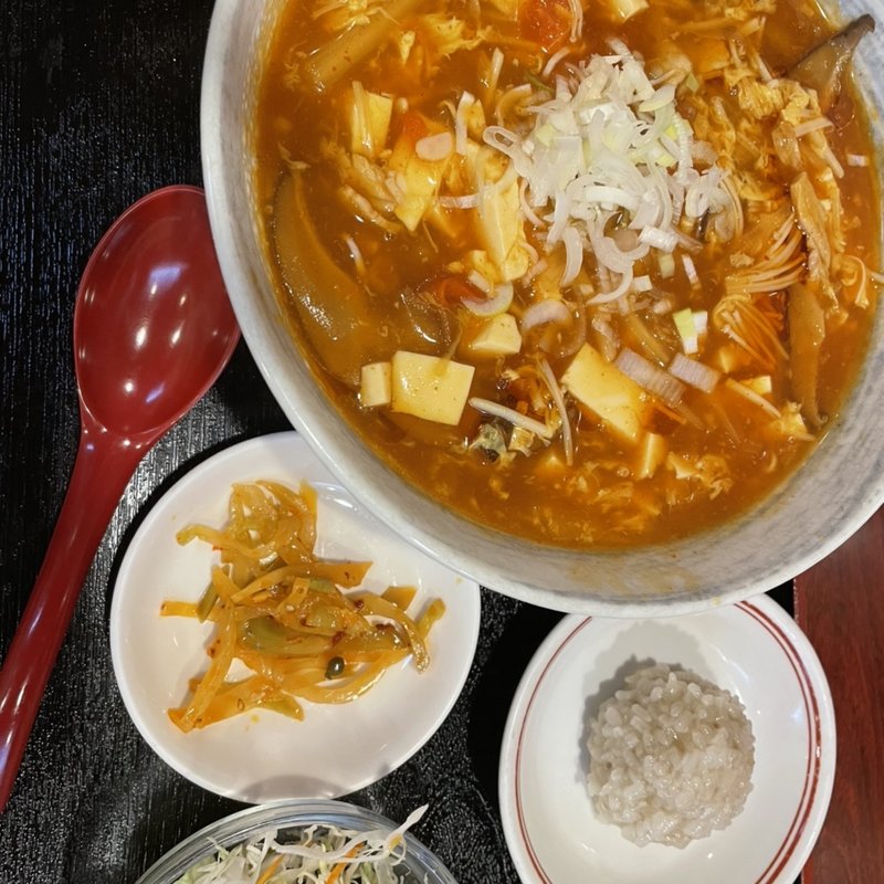 酸辣湯麺セット(香港亭 赤羽店)