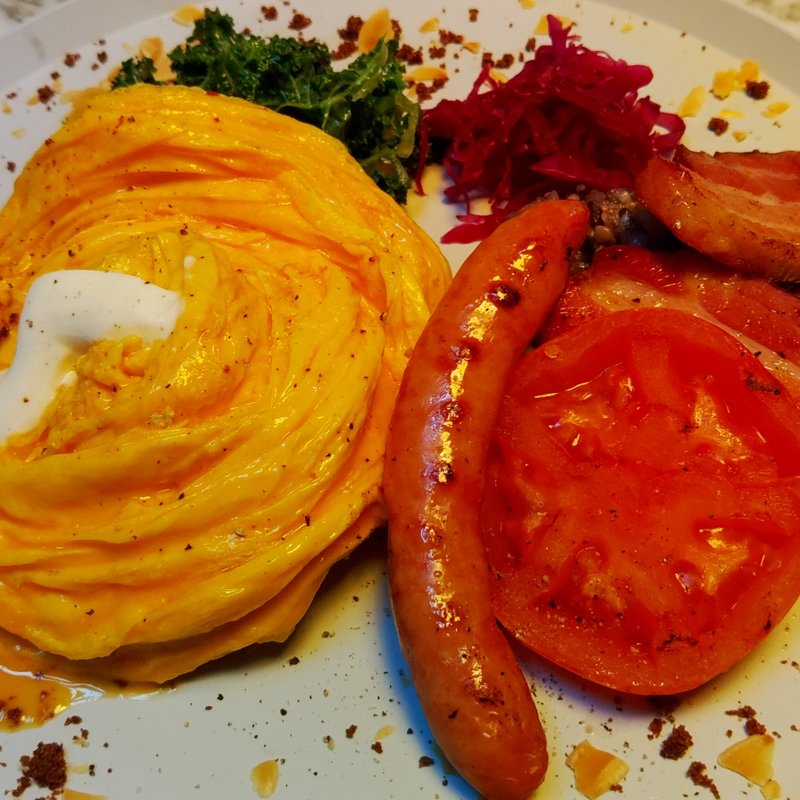 オムレツ(SHIROIYA the LOUNGE)