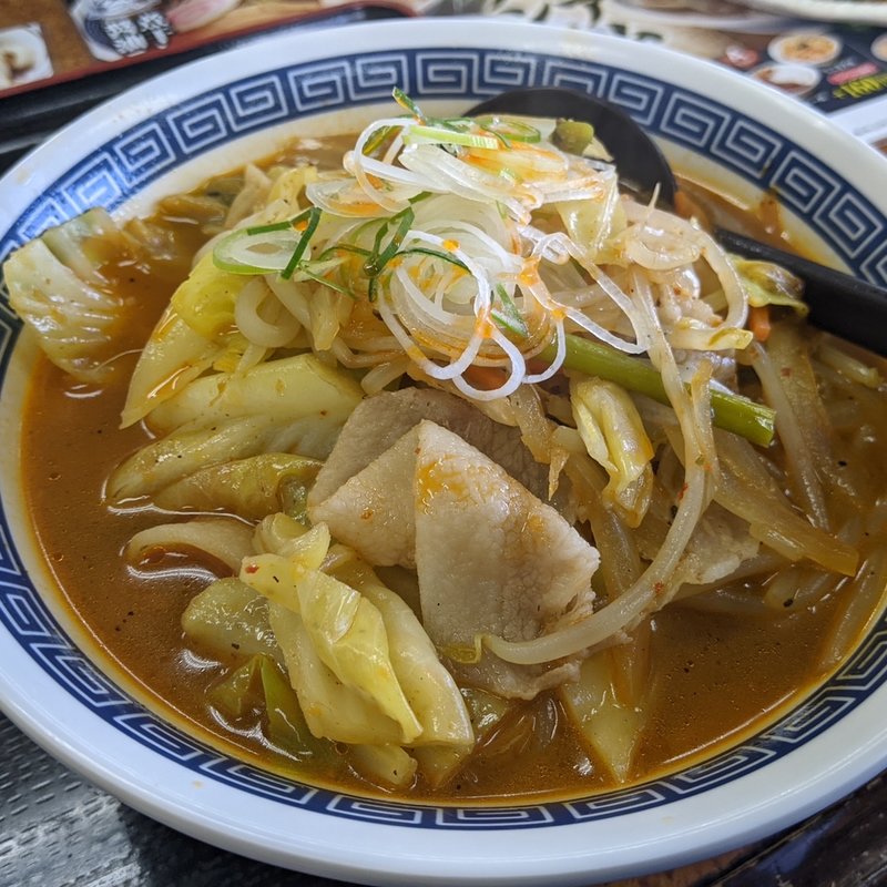 ピリ辛麻辣ラーメン(山田うどん食堂 木野目店)