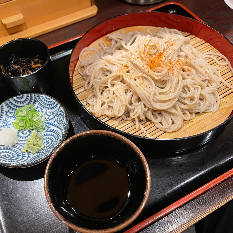 ざるそば(鴨しゃぶ粋玄)