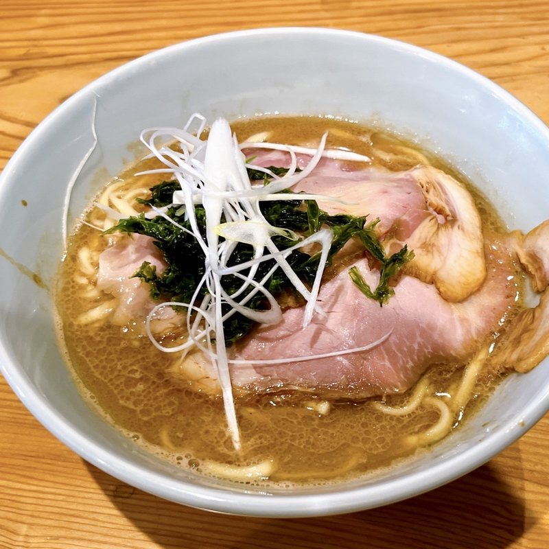 カニ豚骨らーめん並(魚焚)