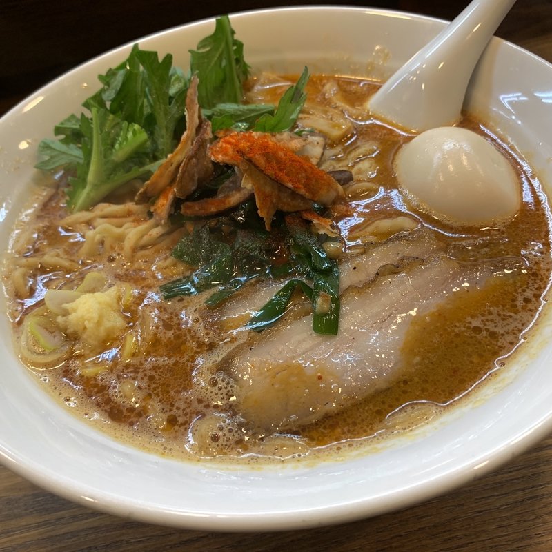 特製辛味噌らぁめん(大盛り)(らぁめん山と樹)