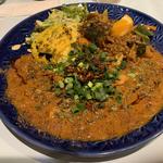 2種あいがけ 花椒/限定(かぼちゃとみかんのキーマ)(BLUE  MOON OHMIYA)