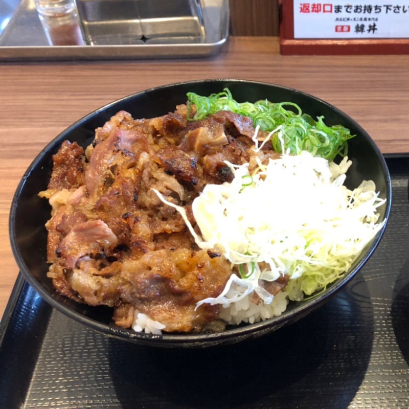 カルビ丼（並）(韓丼　西条店)