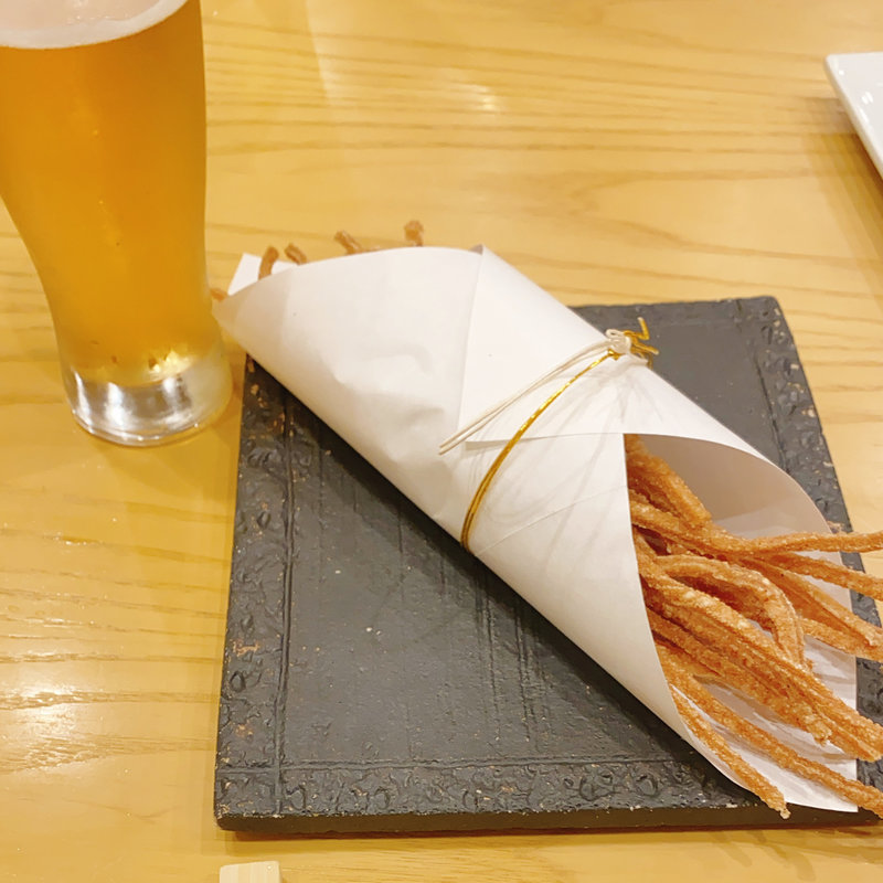 うどんの山椒揚げ(うどん路じ)