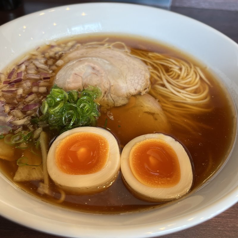 鶏出汁醤油そば(限定)(麺乃はる)