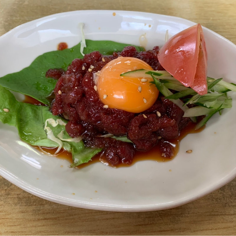 桜ユッケ(肉の丸長 )