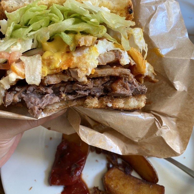 ベーコンエッグバーガー(ベーカーバウンス)