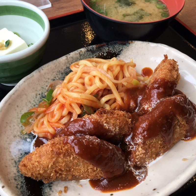 デミミンチかつ定食(かど屋)