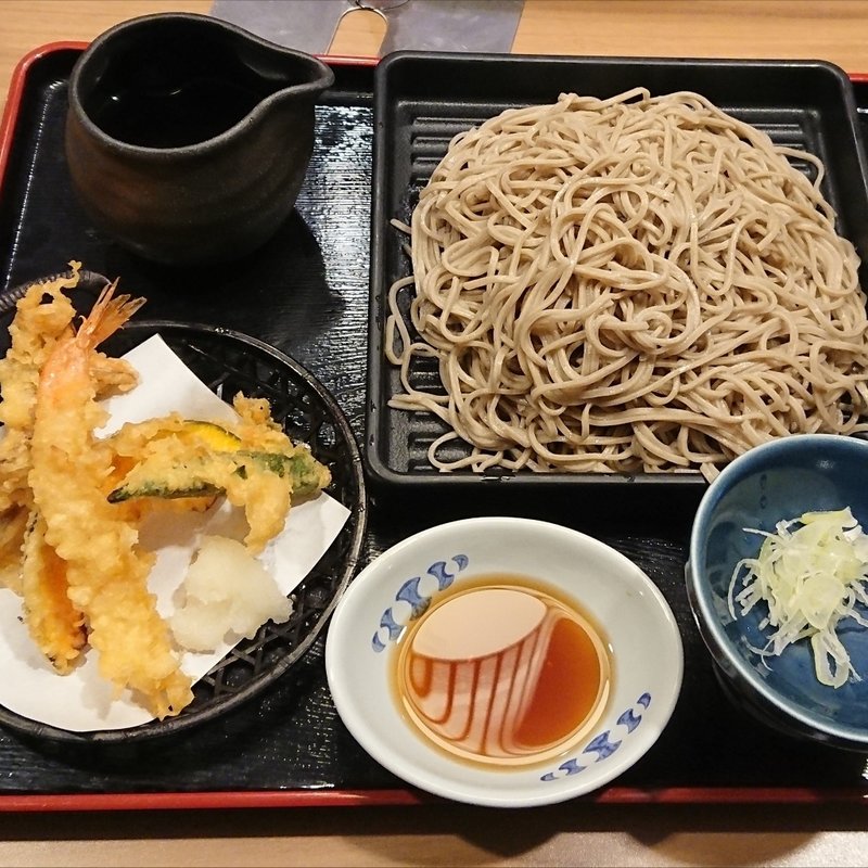 ランチ海老天特盛そば(夢庵 川崎有馬店)