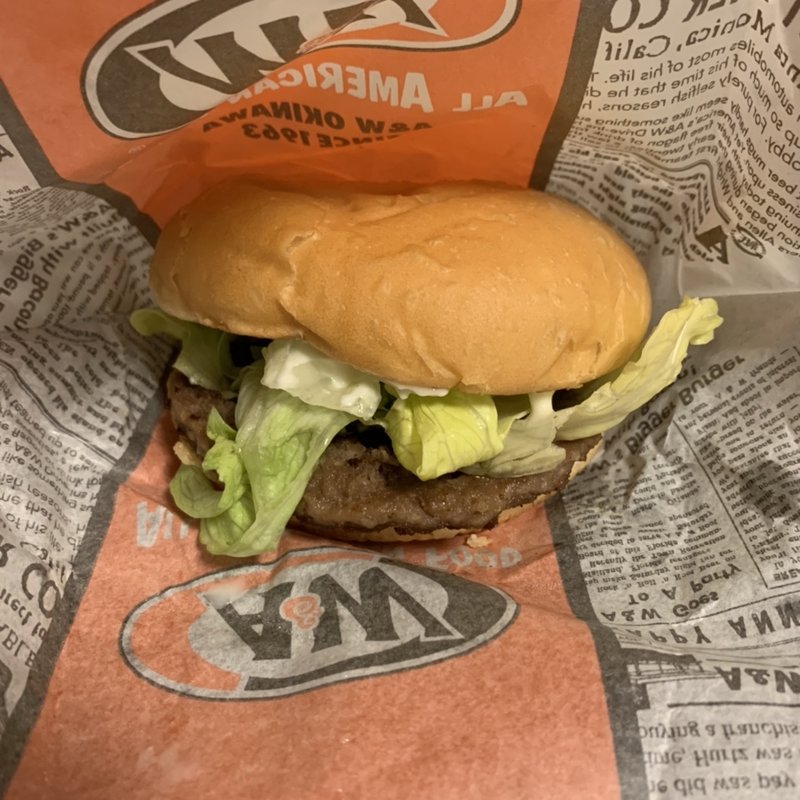 テリヤキバーガー(A&W 石垣店)
