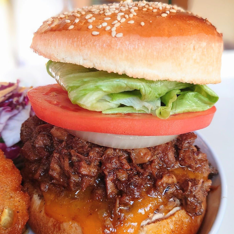 プルドポークバーガー(Overcook Burger Bar)