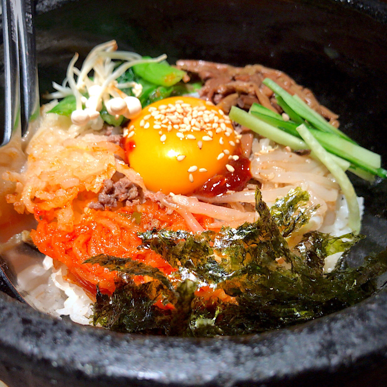 石焼ビビンバ(長寿韓酒房 仙台店 （チョウジュカンシュボウ）)の口コミ