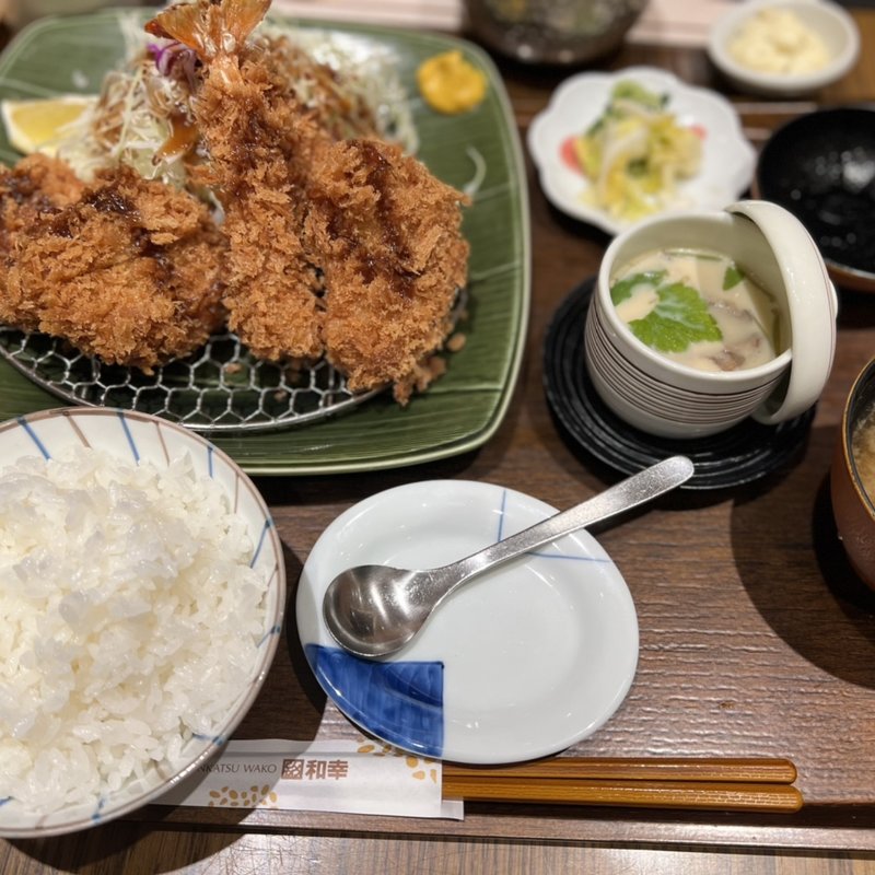盛合せ「あじさい」(とんかつ和幸 サブナード新宿店)