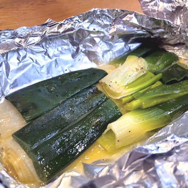 下仁田ネギのホイル焼き(こまちゃん)