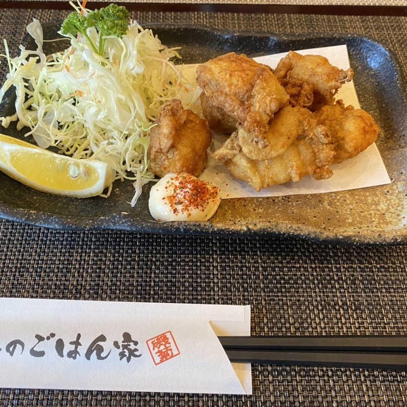 あんこうの唐揚げ(海のごはん家　磯菊)