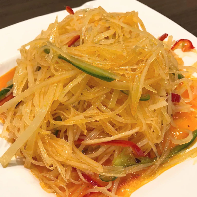 じゃが芋細切りの東北冷菜(東北人家)