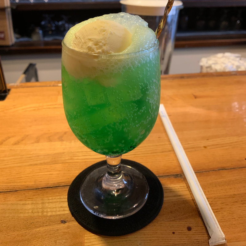 クリームソーダ(珈琲道場 侍)