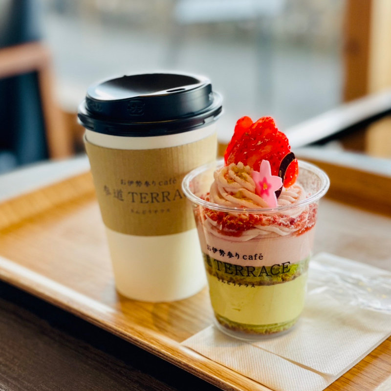 いちご桜モンブラン(参道テラス)