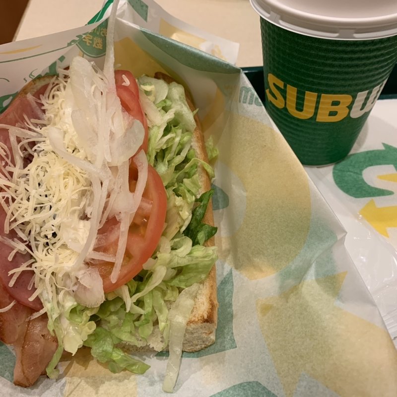 朝サブ　BLT Sドリンクセット(サブウェイ 大手町フィナンシャルシティ店 )