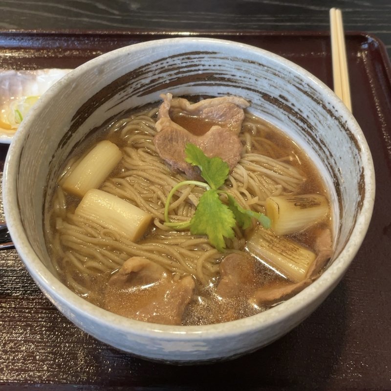 鴨そば(蕎麦処ふくね)