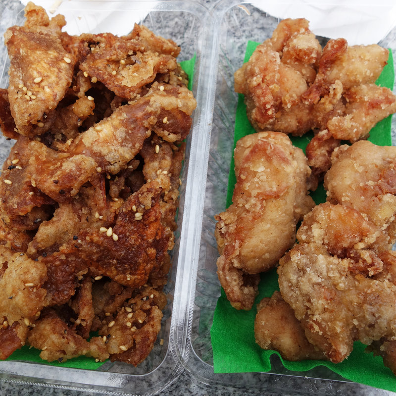 唐揚げ(かしわ飯 からあげ ポッポしゃん)