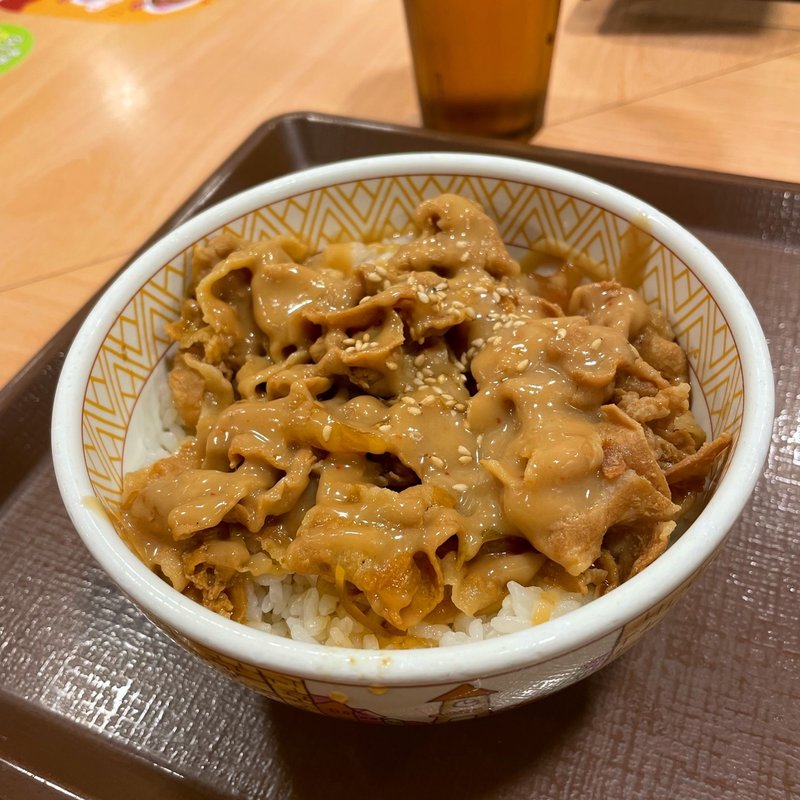 ゴマだれ豚丼(すき家 御徒町駅南口店 )