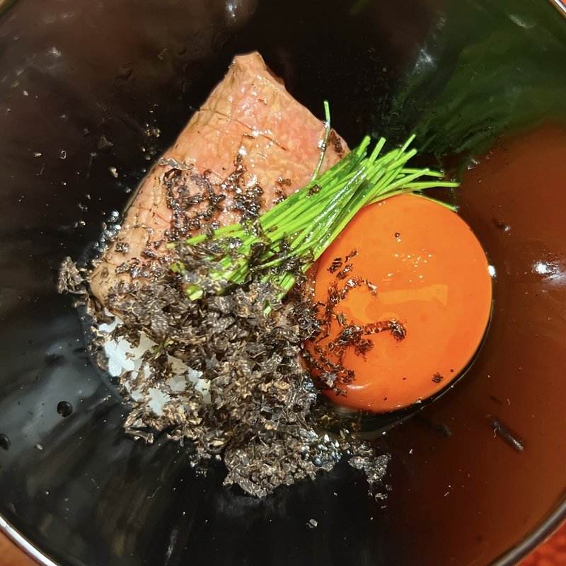 ミスジのすき焼き(和牛会席 ぎをん だいきち)