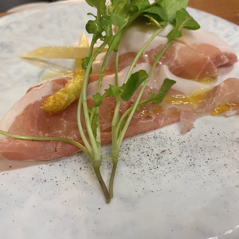 プロシュートハムとポテサラ(ル･マロニエ)