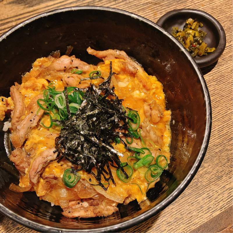 親子丼 ハーフサイズ(咲鶏や （さきとりや）)