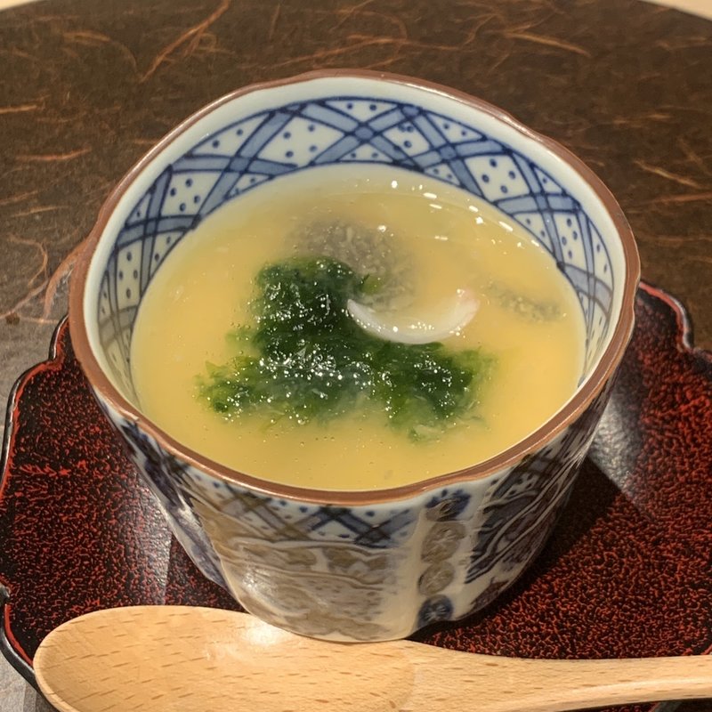四季会席 蛤茶碗蒸し(個室会席 北大路新宿茶寮 )