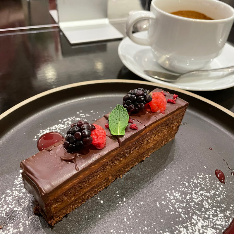 ドゥーブルショコラ　ラズベリージュレ入り(スパイラルカフェ （Spiral Cafe）)