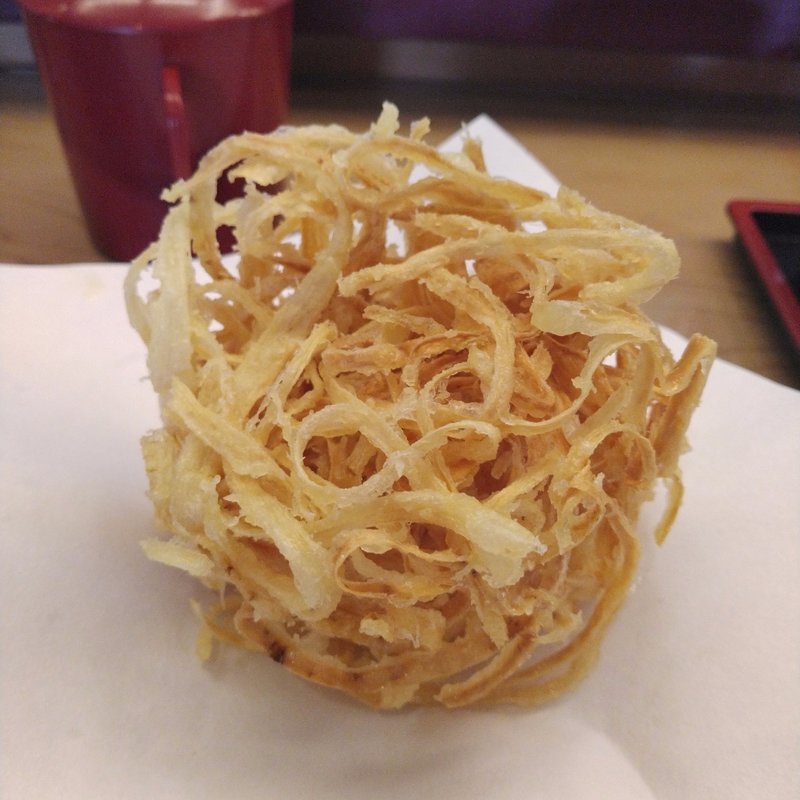 ごぼう天(斉藤うどん店　平泉)