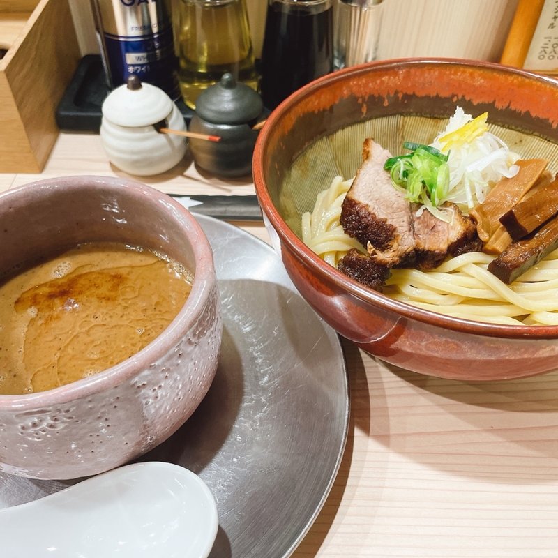 【村岡屋×竹末食堂】豚骨魚介つけ麺(ラーメン専科 竹末食堂)