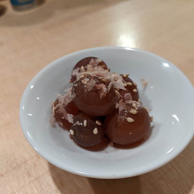 きんかんのたまり醤油漬け(焼鳥山もと 阿佐ヶ谷cellar)