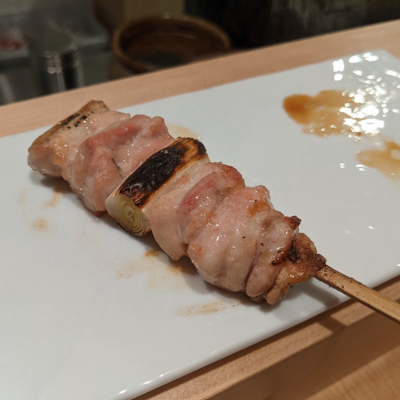 ネギマ(焼鳥山もと 阿佐ヶ谷cellar)