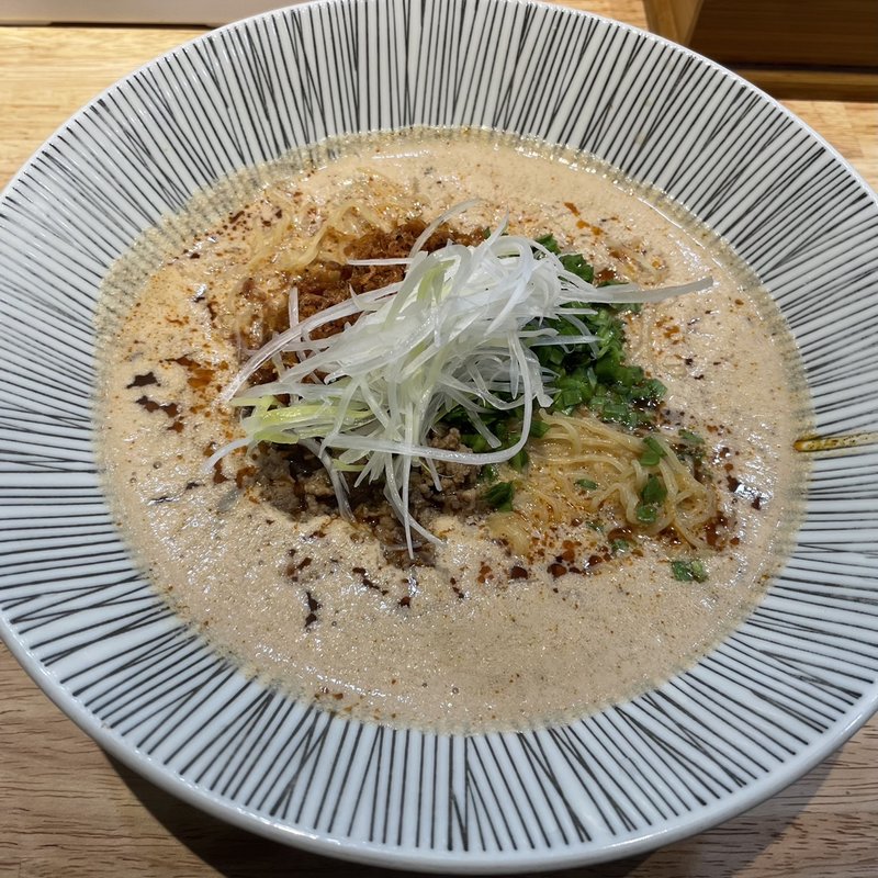 濃厚海老坦々麺(坦々麺一龍 浅草本店)