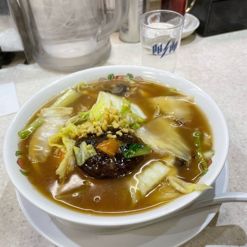 五目あんかけラーメン(餃子の王将 水道橋店)