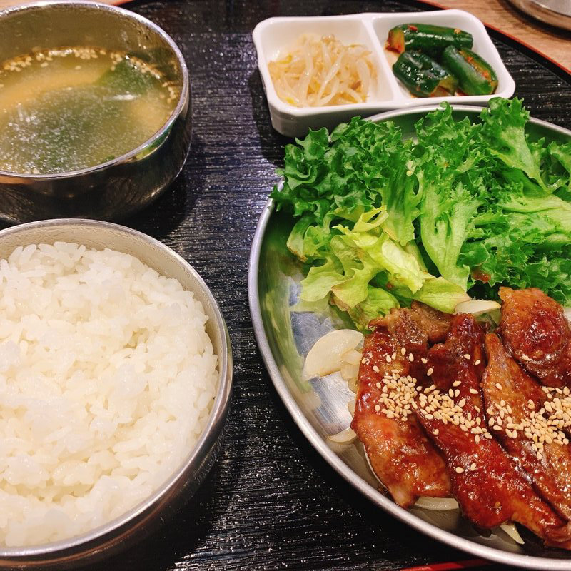 タン定食(タレ)(韓国料理　タンバム)