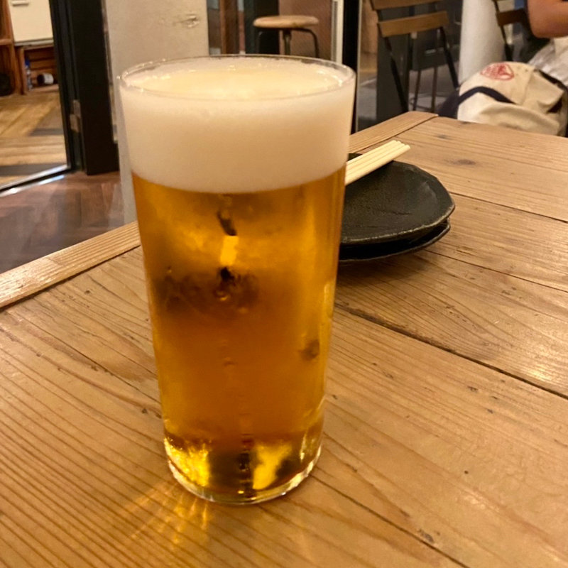 生ビール(KEMONO UMAMI ROBATA ROOF TOP )