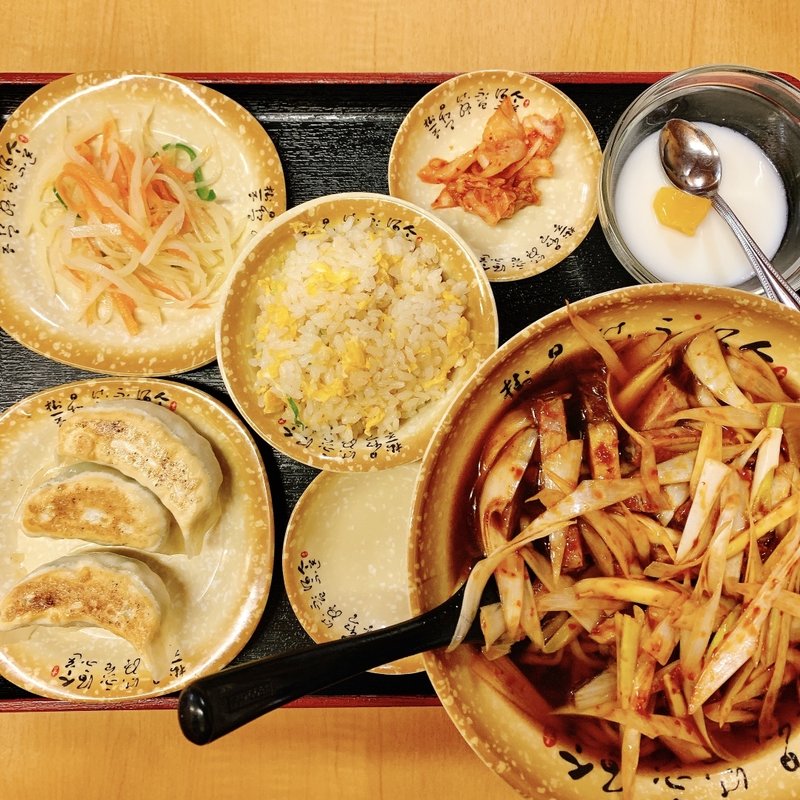 ねぎラーメンセット(味之道)