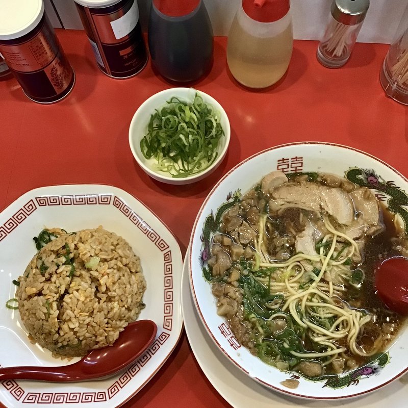 半チャーハン定食(中華そば ふじい 野田阪神店)