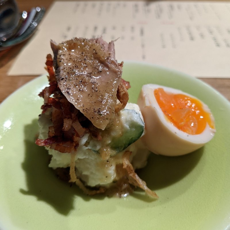 自家製ツナのポテトサラダ(まぐろとさば。中目黒)