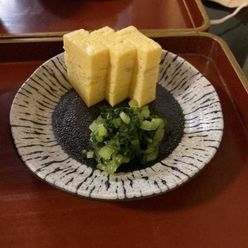 穴子丼（付け合せ）(汐まち庵)