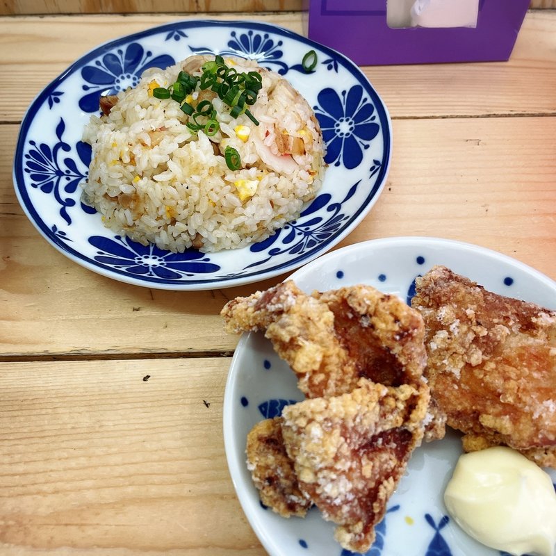 チャーハン唐揚げセット(博多とんこつラーメン はじめ 中目黒本店)