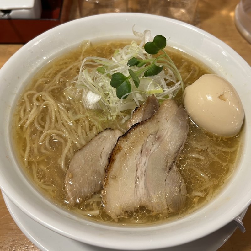 貝出汁酒粕合わせ味噌そば(鳥一伝承　焼鳥酒場ヤスモリ商店)