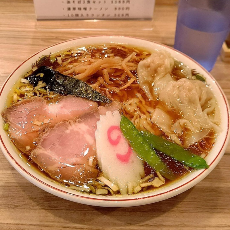 醤油ワンタン(くじら食堂 nonowa東小金井店)