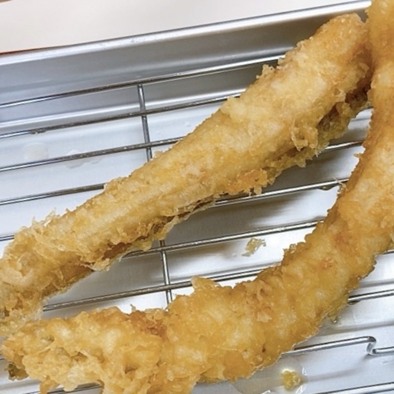 太刀魚、穴子天ぷら（贅沢定食）(あつあつ揚立てっちゃん 青崎店 )