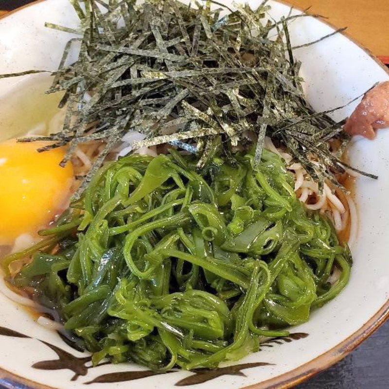 冷たいめかぶそば(そばよし)