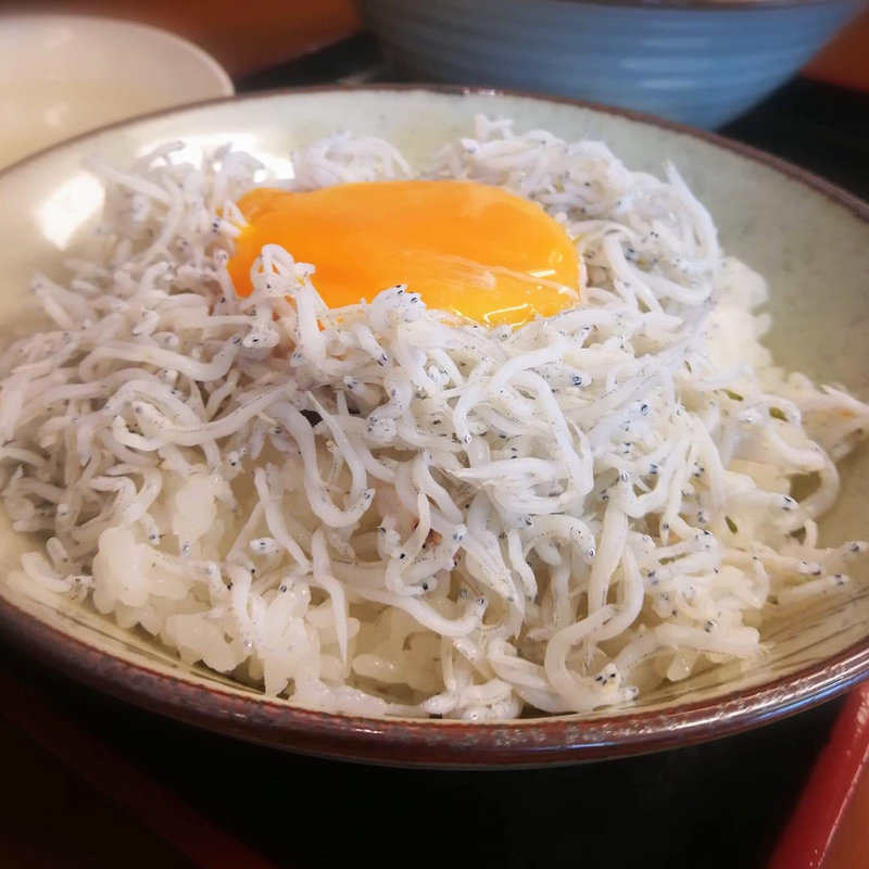 セットのしらすおろし丼(そばよし )